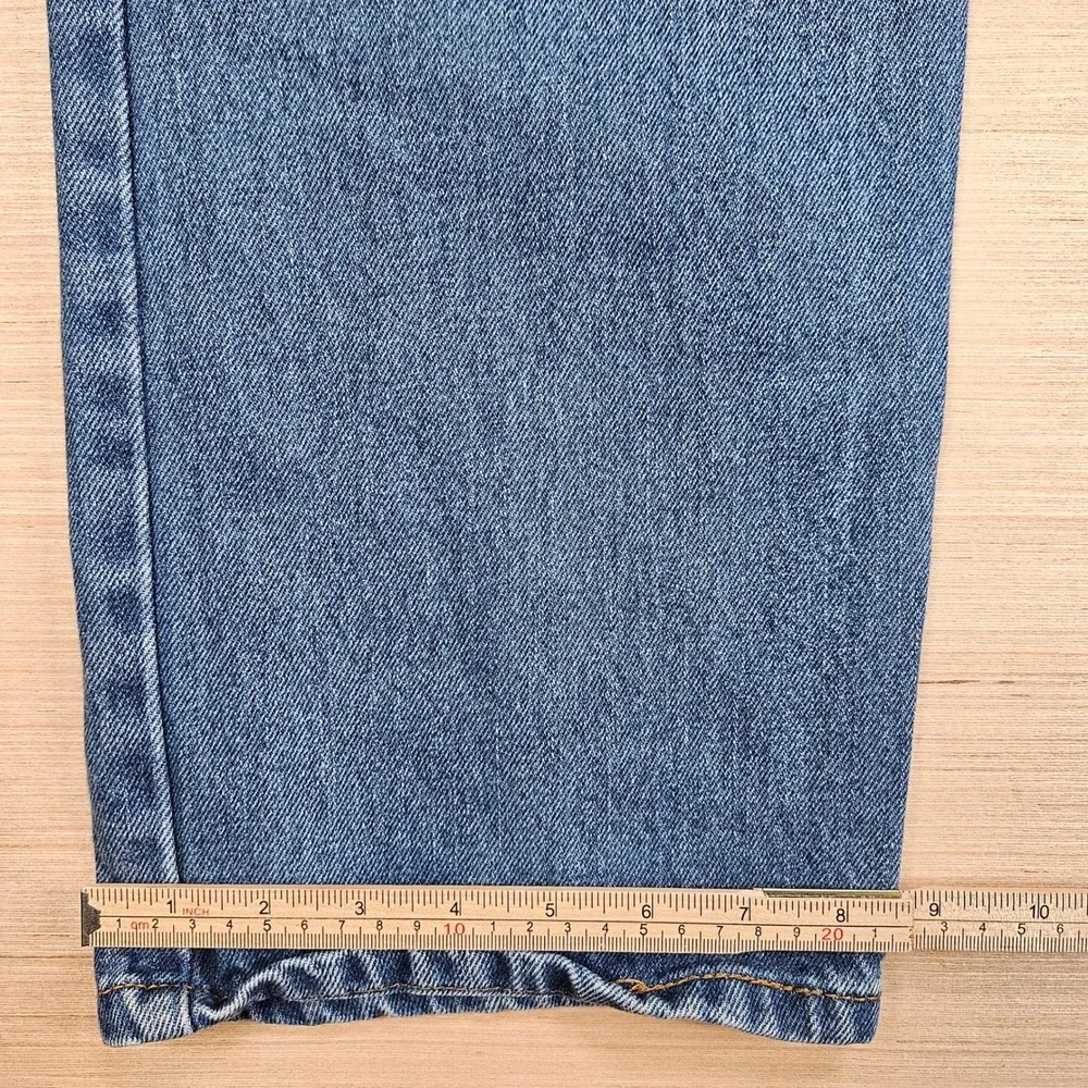 Y2K‎ Levi's 505 Regular Fit Jeans Mens 36x30 Blue Straight Leg Denim Pants 07